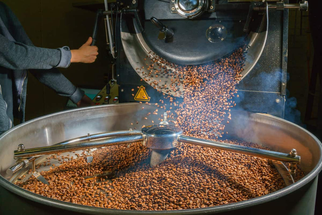 What is involved in coffee roasting?