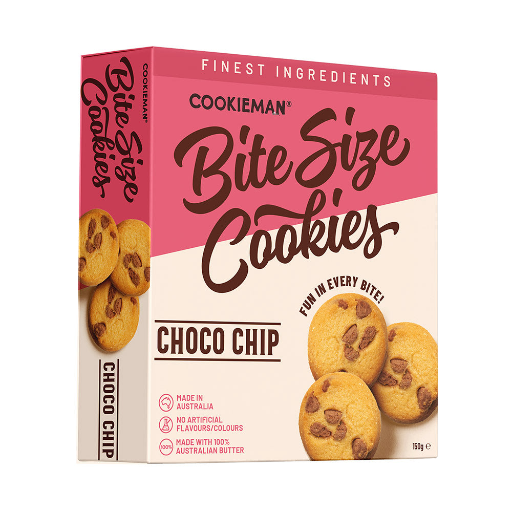 Bite Sized | Choco Chip Cookies Box 150g x 8