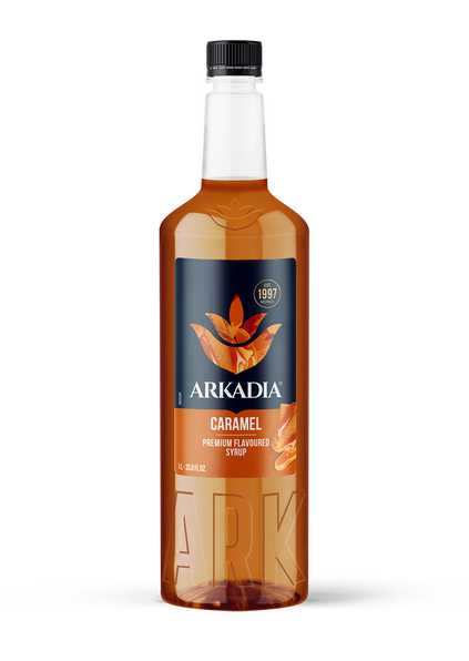 Arkadia Premium Caramel Syrup (1L) | Cafe Supplies