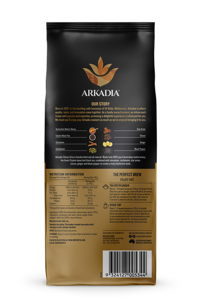 Arkadia Sticky Chai Blend (1kg) | Cafe Supplies