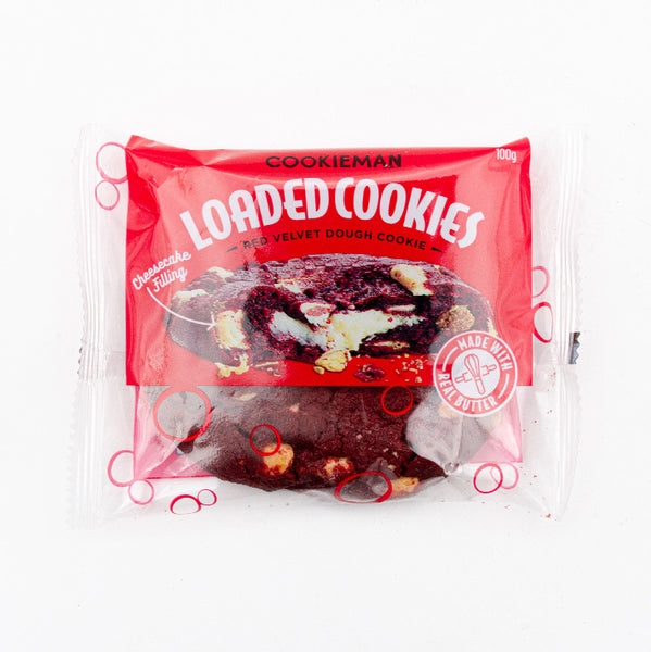 Red Velvet Loaded Cookies 100g x 12